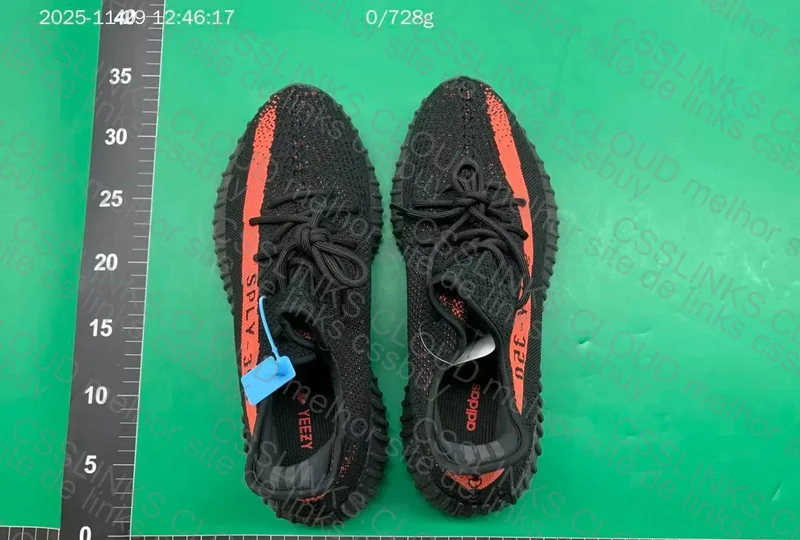 Yeezy 350V2 Core Black Red 7