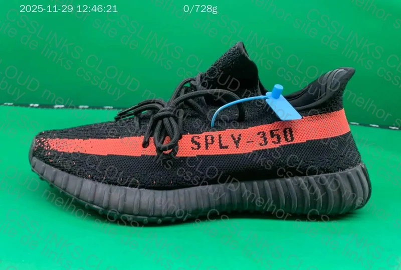 Yeezy 350V2 Core Black Red 8