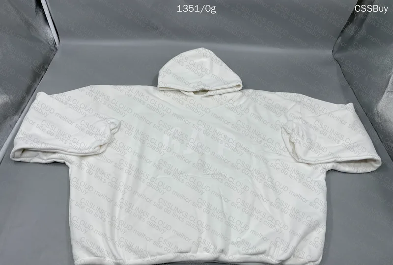Yeezy GAP Balenciaga Hoodie White 2