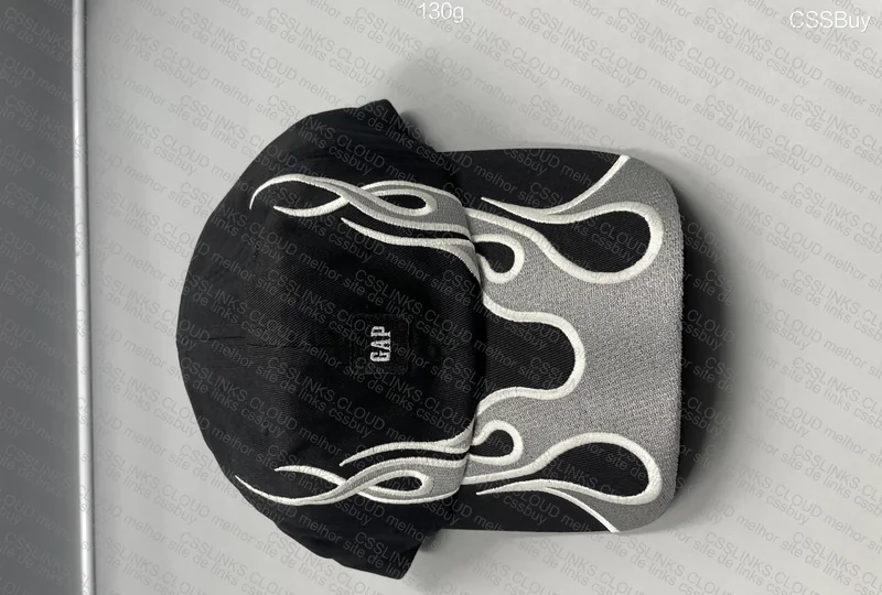 yeezy gap flame cap black 2
