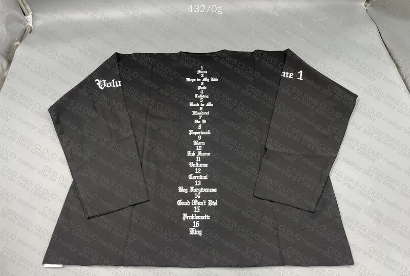 Yeezy Vultures Black Long T 5