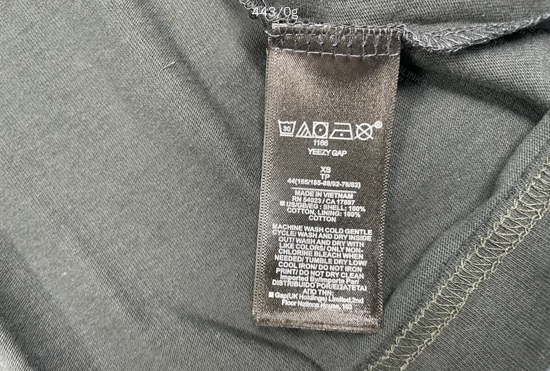 YZY X GAP DOVE TEE 3/4 OVERSIZED 5