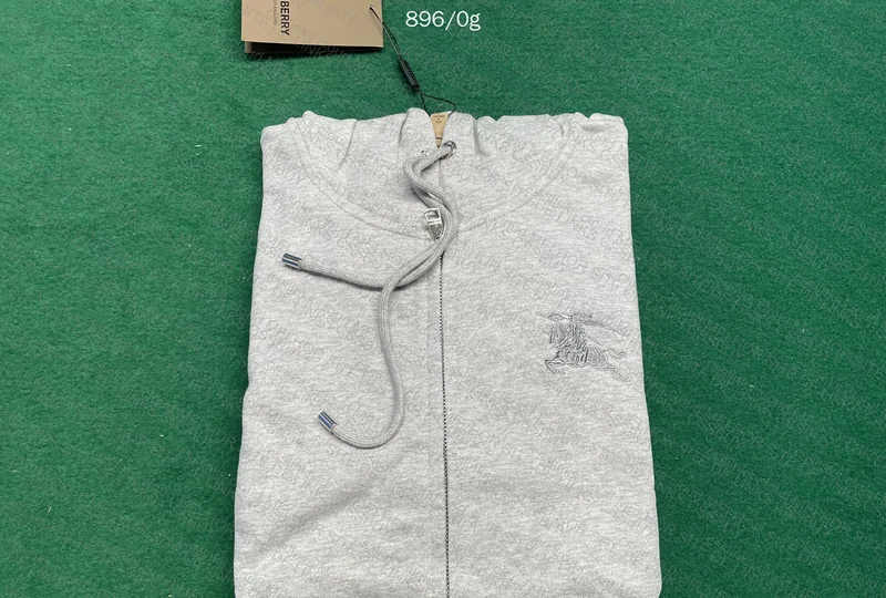 zip hoodie burberry
