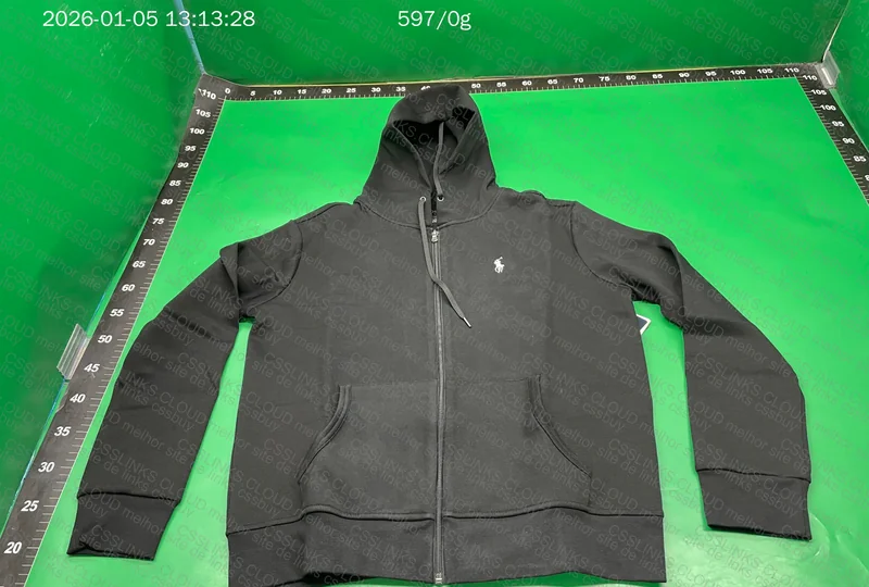 Ralph Lauren Black Zip-Up with Measurements - N3W DP 6