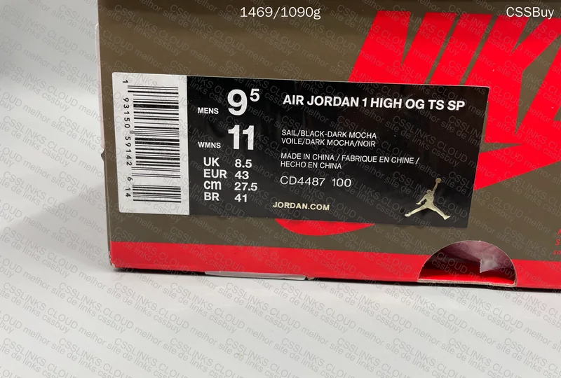 ZOK Air Jordan 1 High Travis Dark Mocha 4