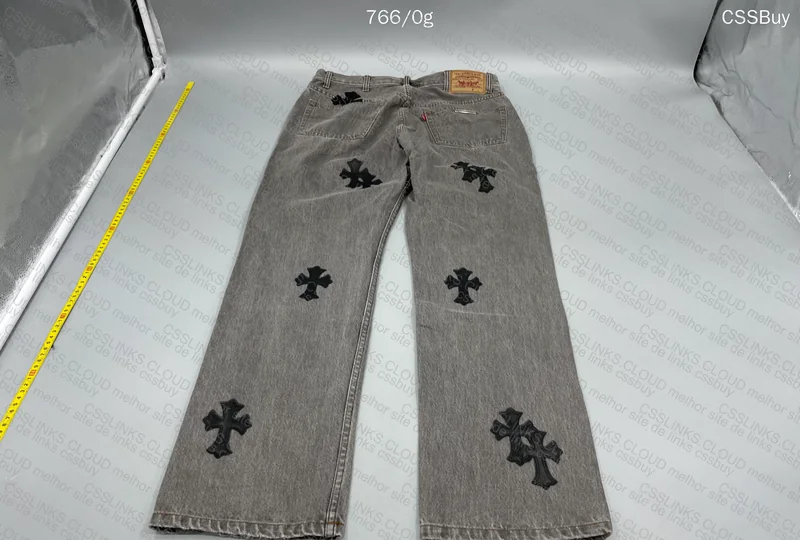 ZOK JEANS Levi's 505 X CHROME HEARTS