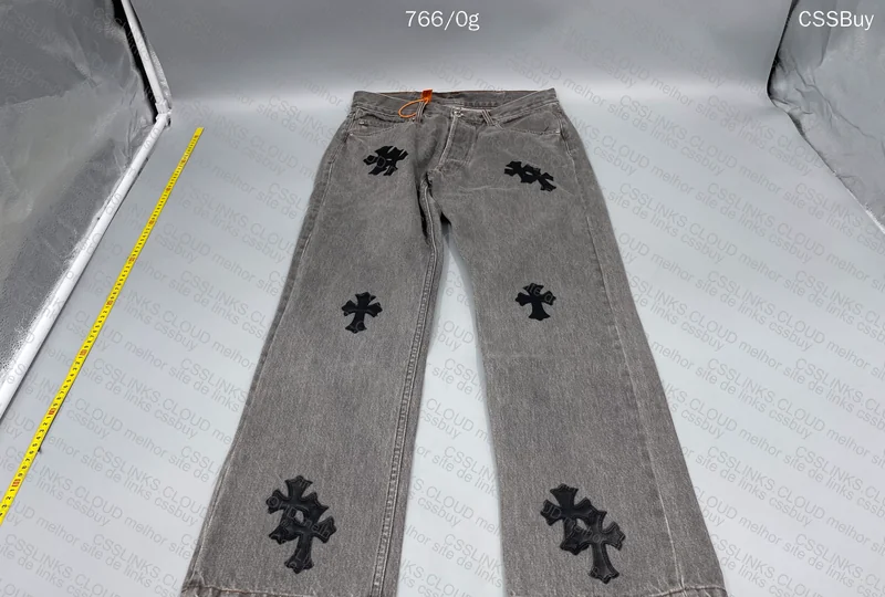 ZOK JEANS Levi's 505 X CHROME HEARTS 2