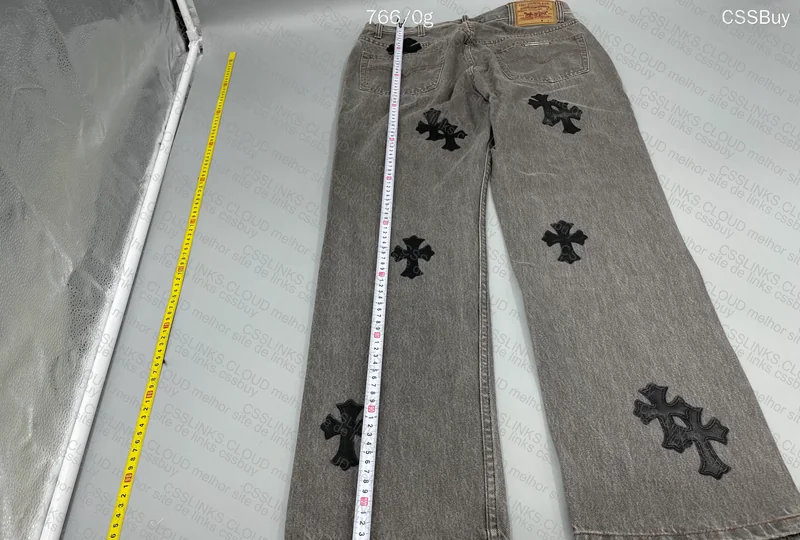 ZOK JEANS Levi's 505 X CHROME HEARTS 3