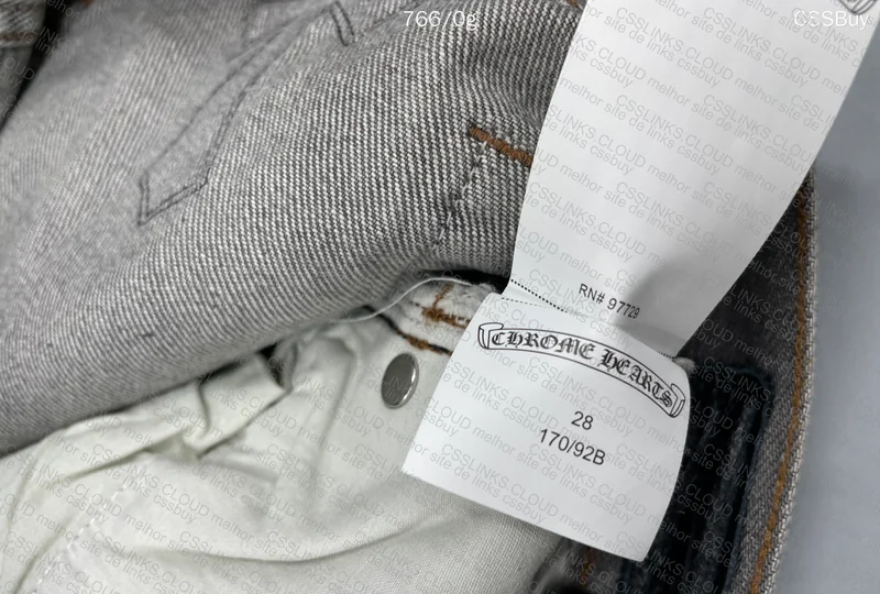 ZOK JEANS Levi's 505 X CHROME HEARTS 4
