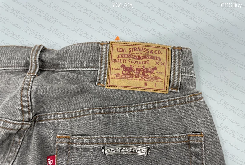 ZOK JEANS Levi's 505 X CHROME HEARTS 5